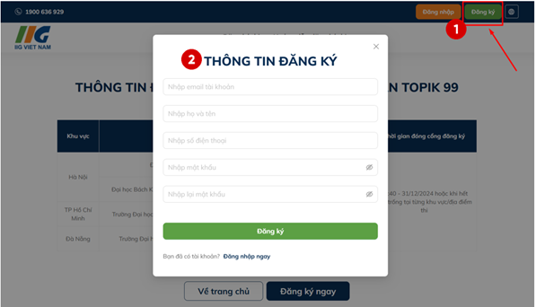 Đăng ký thi TOPIK